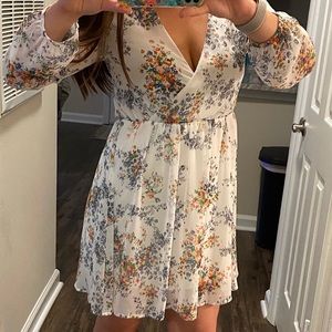floral cocktail dress